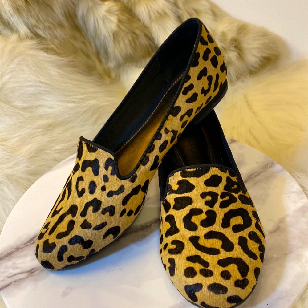 Women’s animal print slip on shoes